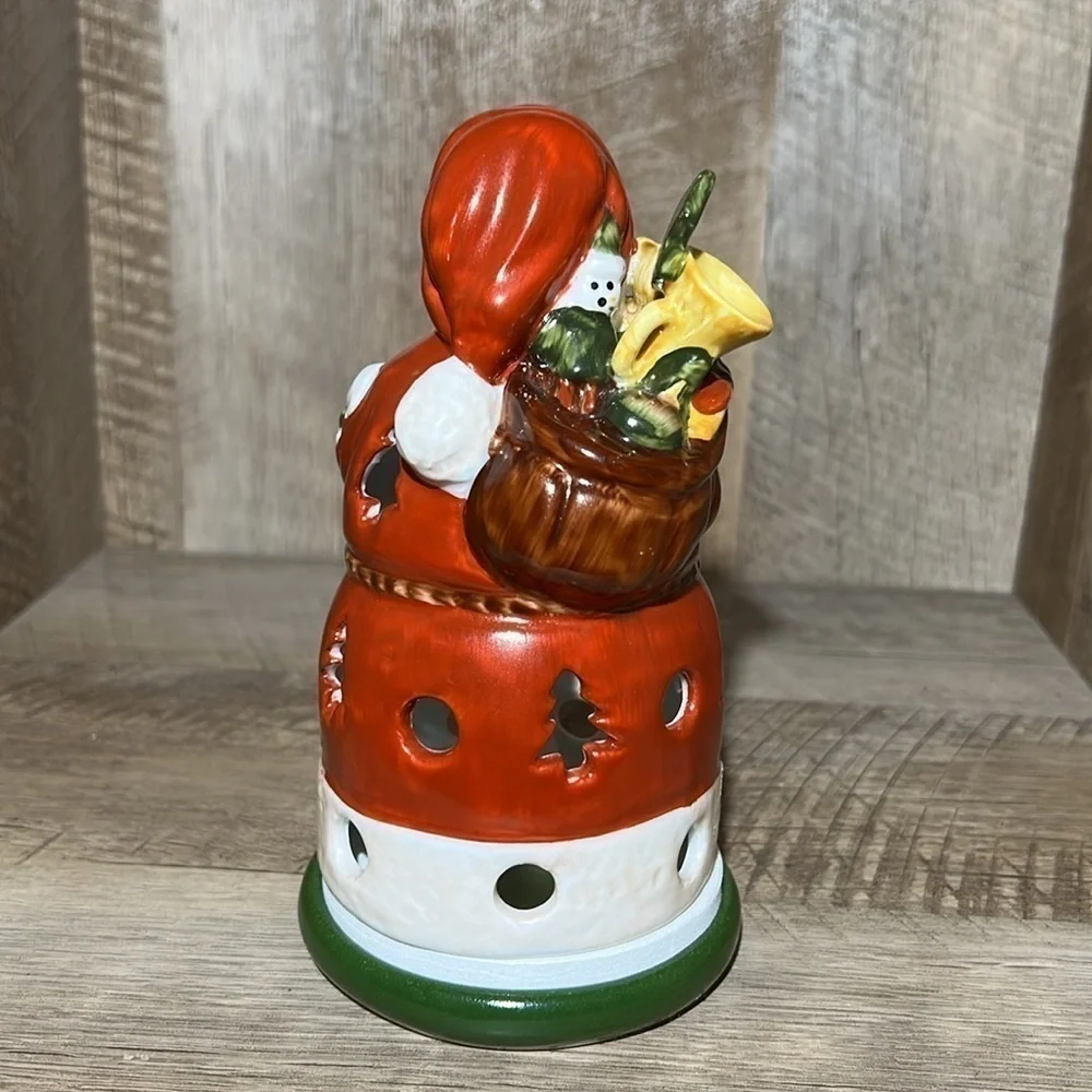 Villeroy Boch 1748 Christmas Ornament Santa Candle Tea Light St Nicholas